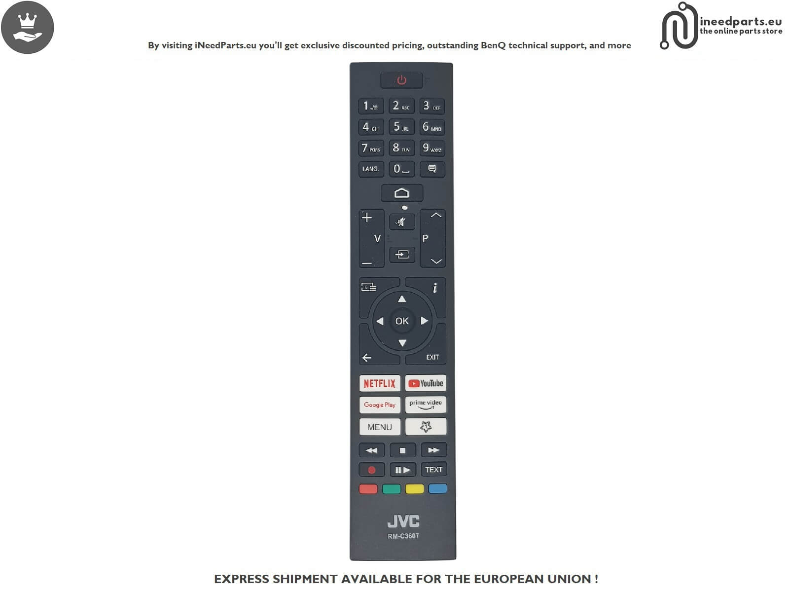 Remote control TV JVC LT-32VAH3335 SRC-4543