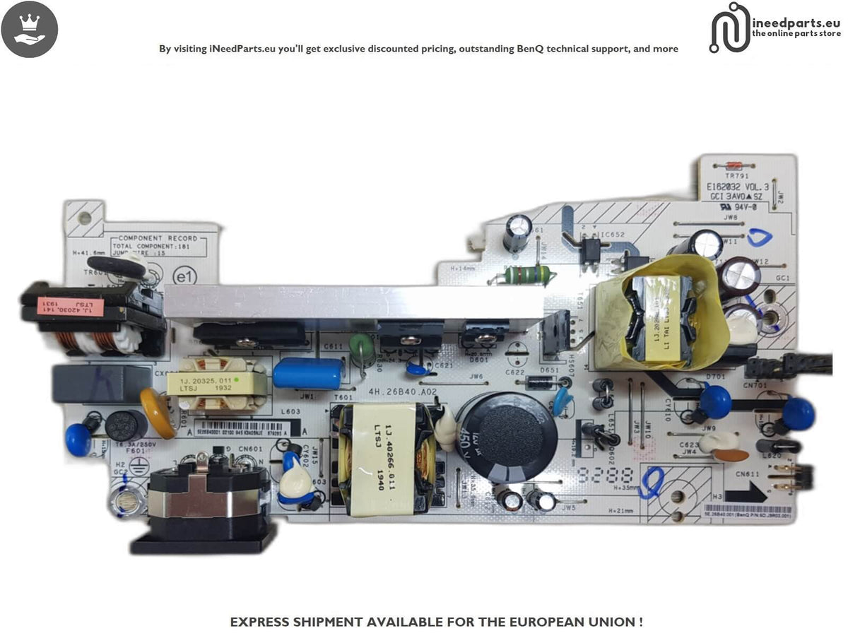 Power Board For Benq MH530, MS504, MS506, MS512H, MS514H