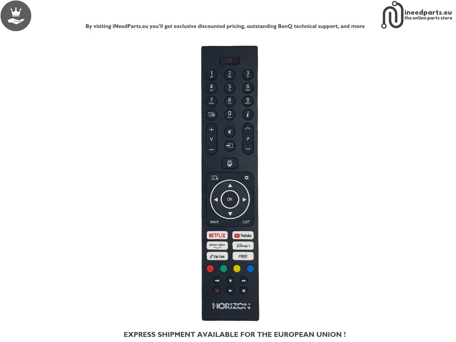 Remote Control TV HORIZON 43HL6360F/D 30113659