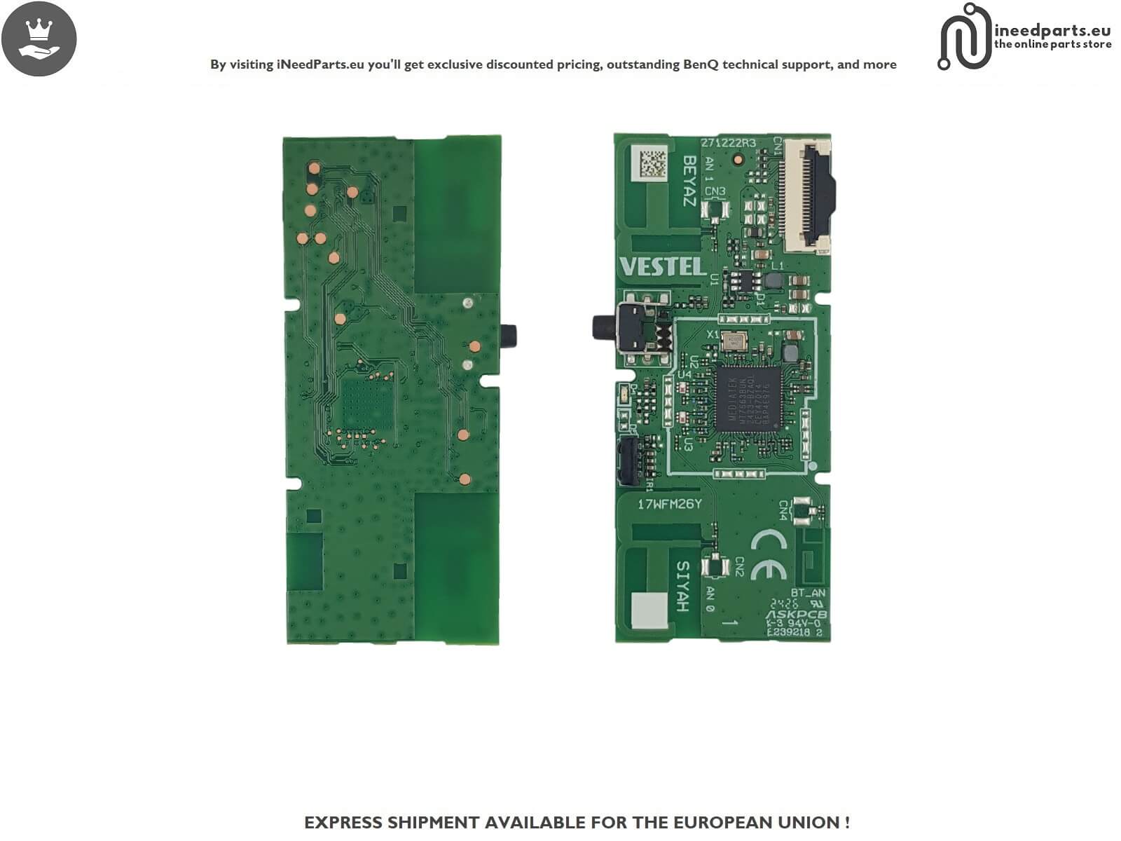 Switch Board TV JVC LT-55VAQ3300 17WFM26Y