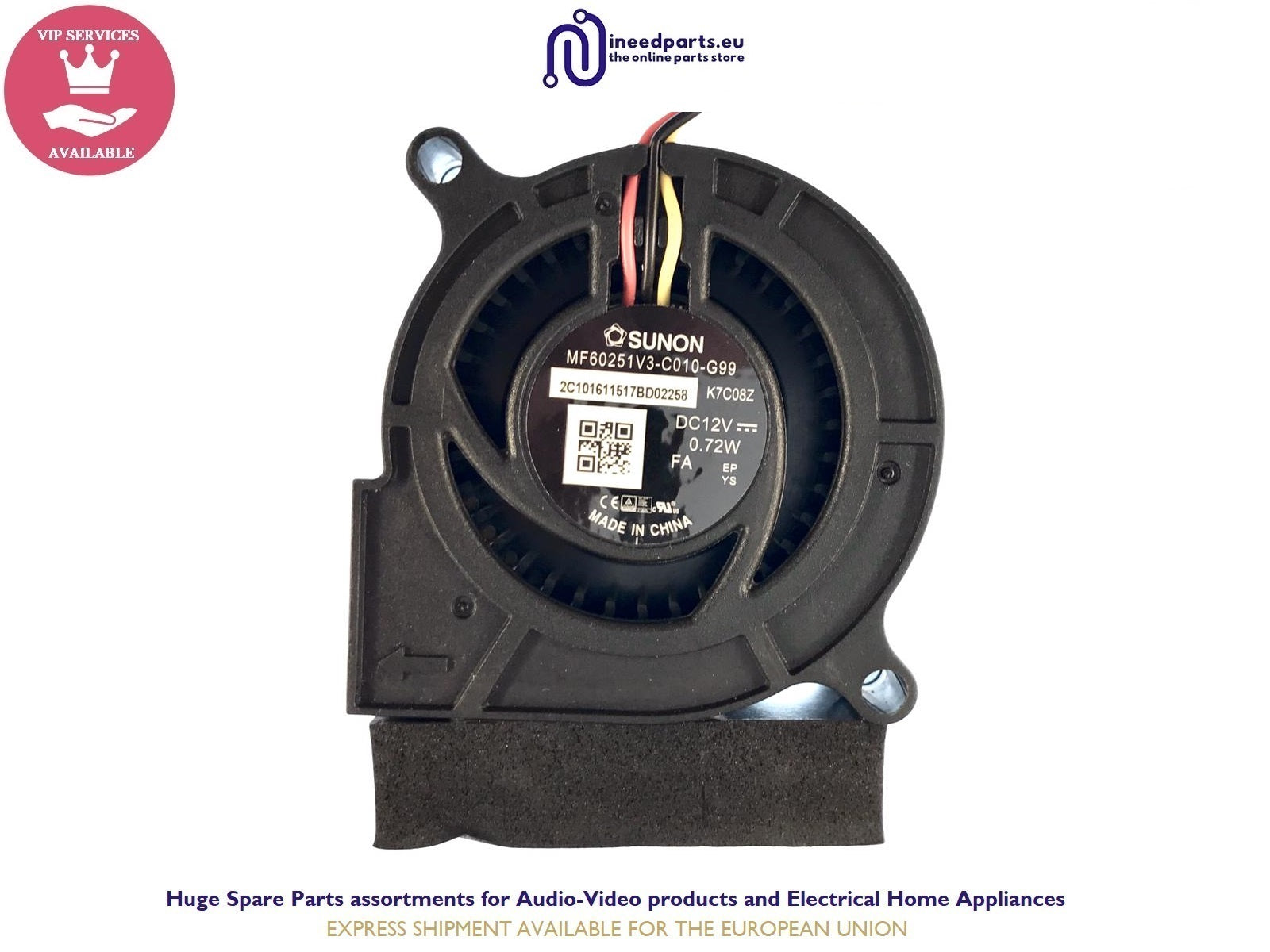 Blower Fan Sunon MF60251V3-C010-G99 BenQ W1700 MU641