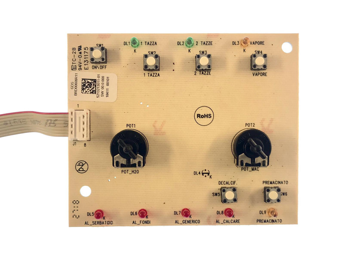Display Board Control For Delonghi Magnifica Esam 3000 B 5213213011-01
