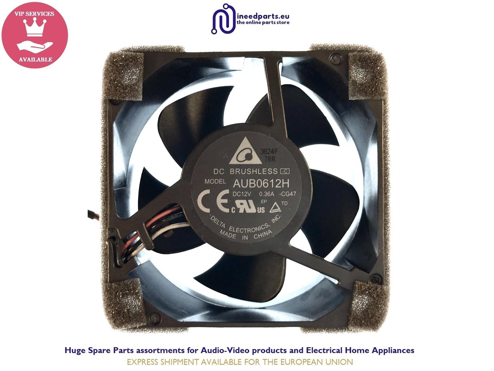 Fan 60x60x25 AUB612H For BenQ MW767 MX766 2C.J6R04.001