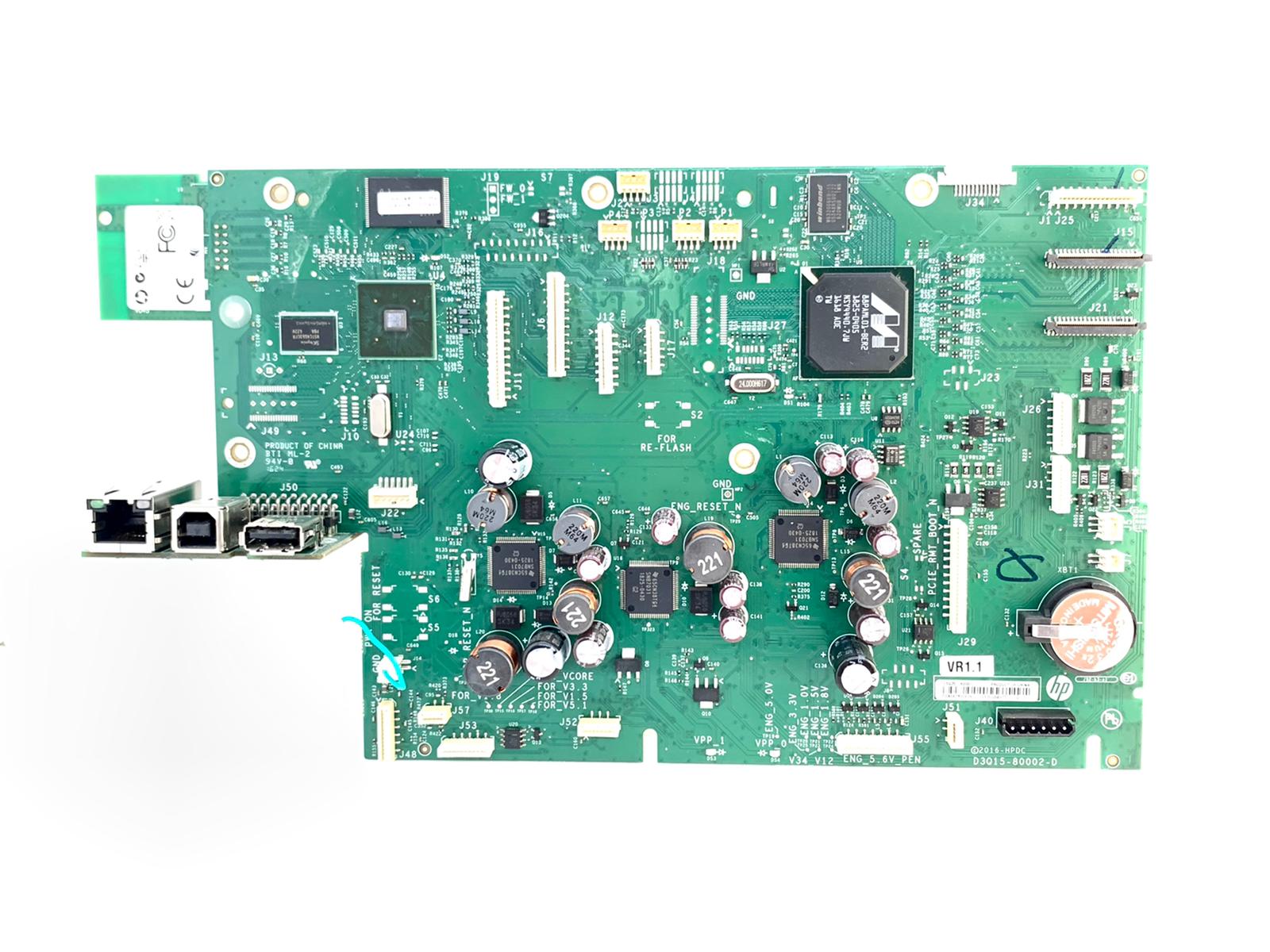 Main Board D3Q15-80002-D HP PageWide Pro MFP 477dw