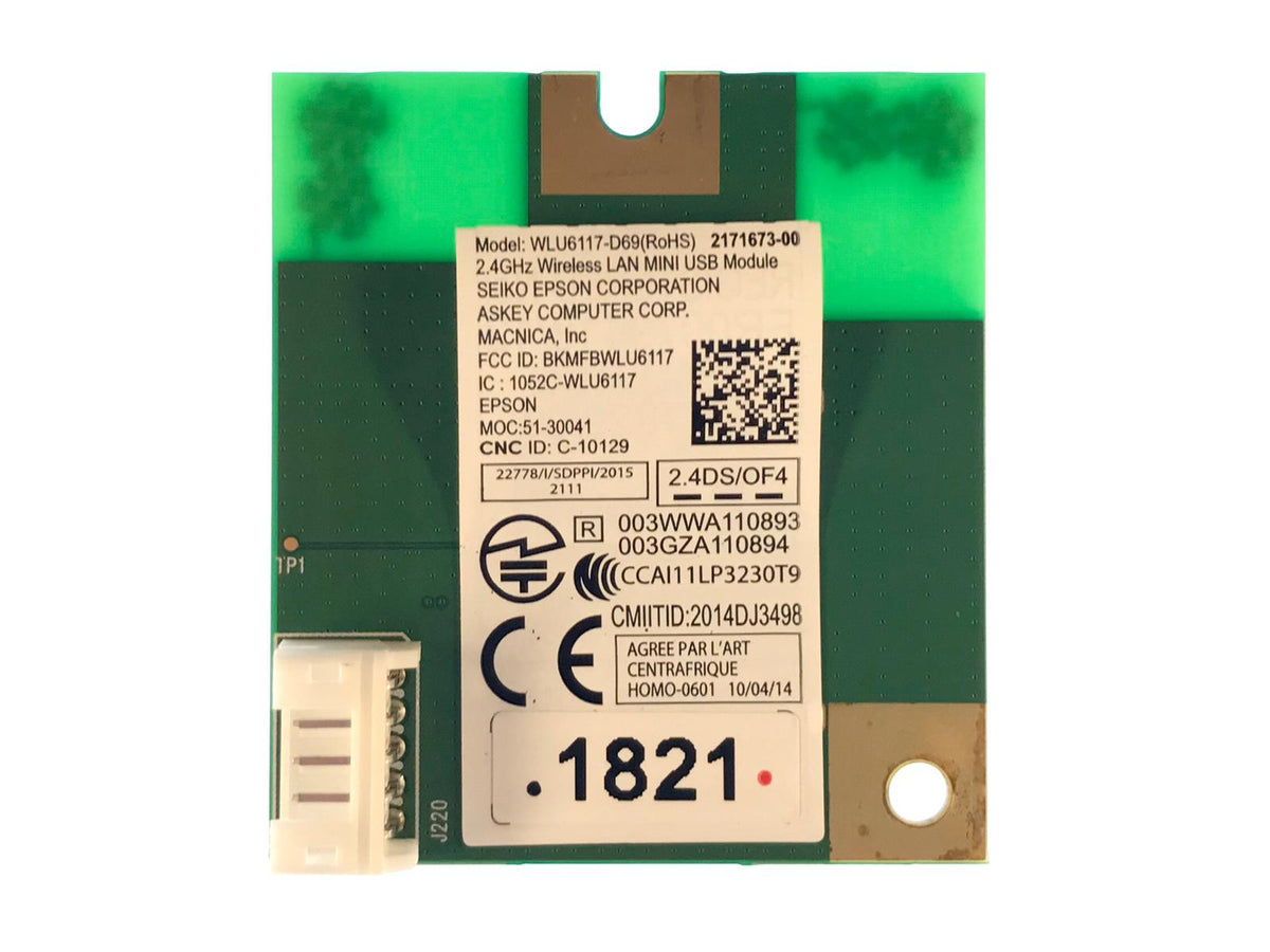 WLAN Module For Epson WF-2510 Printer 2171673-00