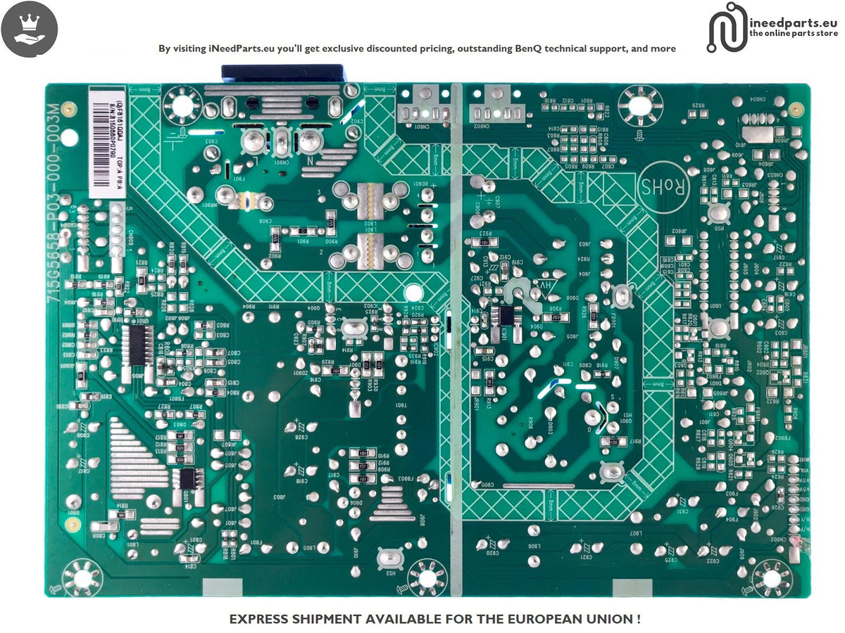 Power Board BenQ BL2205PT 715G5658-P03-000-003M