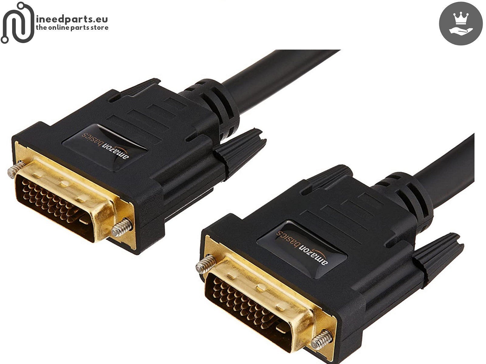 DVI to DVI cable 24+1 Gold Plated with Ferites 0.9 meters