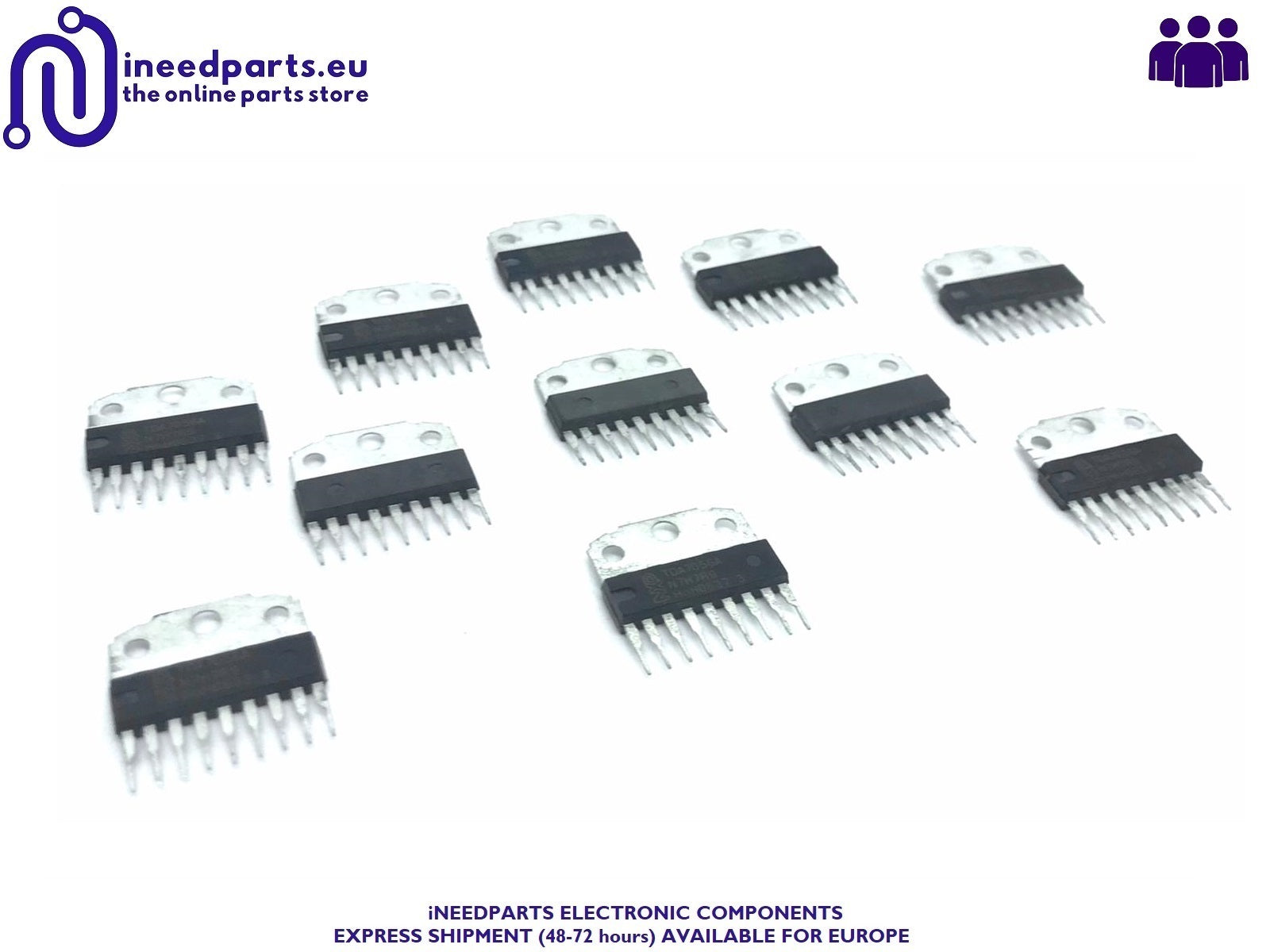 NXP TDA7056A 3 W BTL Amplifier with DC Volume Control - LOT of 25