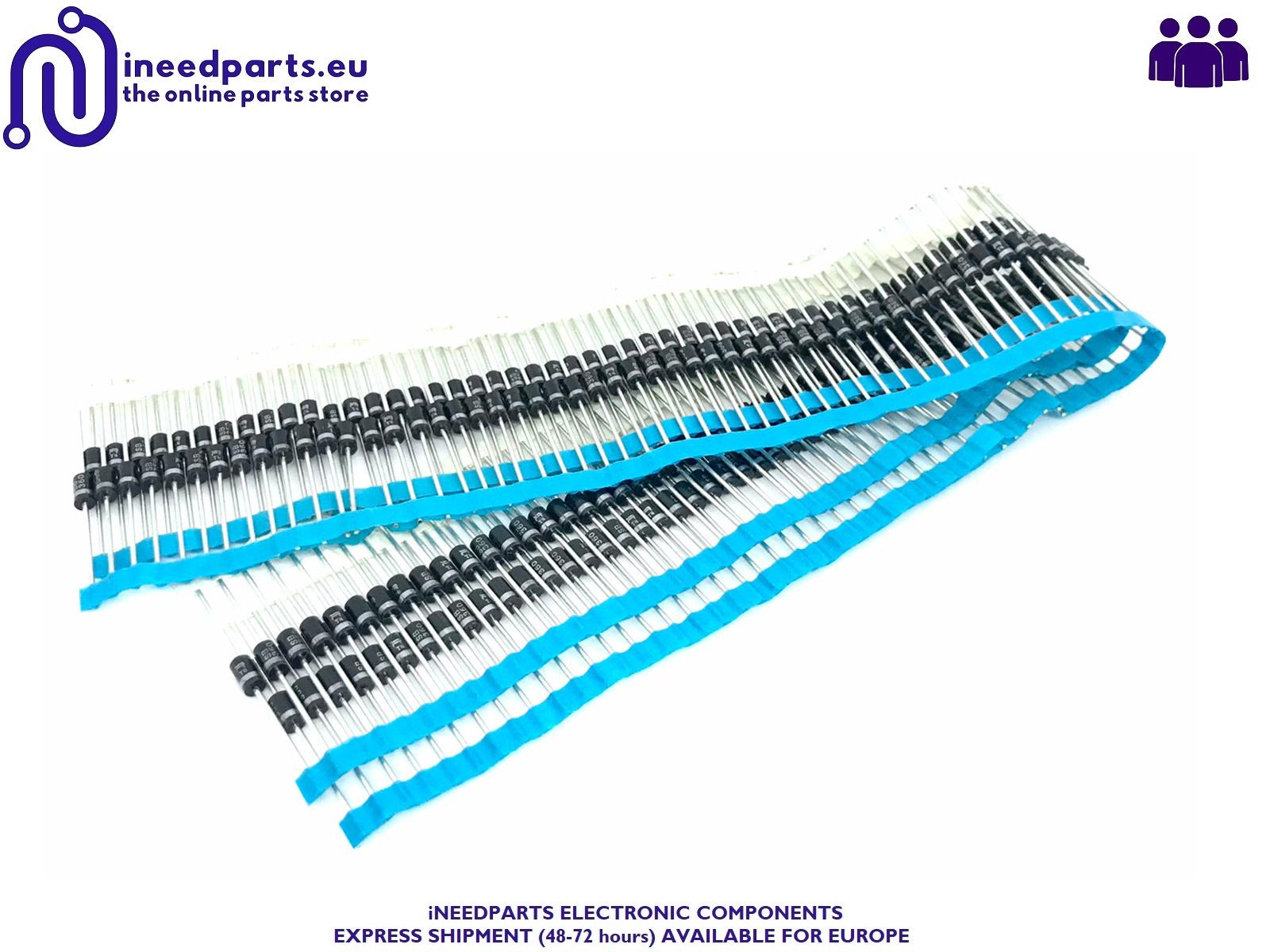 SB360 60V 3A Schottky Barrier Diode - LOT of 200