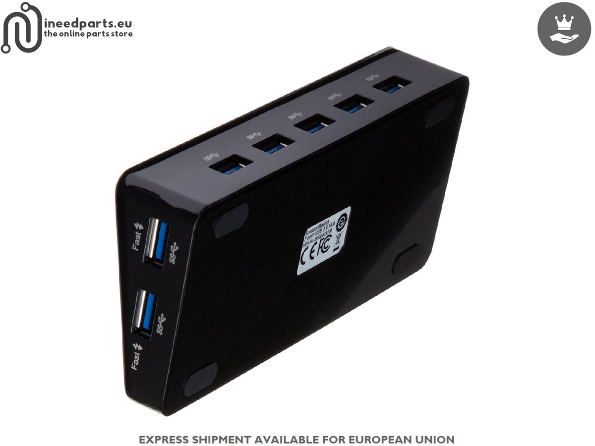 USB HUB 3.0 with 7 ports and external Power Adapter - iNeedParts