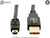 USB 2.0 Cable, type A-Male to Mini-B Cable, 0.9 meters